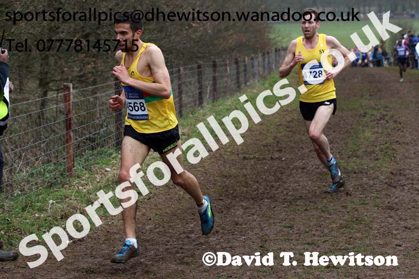 Senior mens Inter Counties Cross Country, Prestwold Hall, Loughborough. Photo: David T. Hewitson/Sports for All Pics